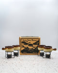 Vintage Ceramic Butter & Sauce Warmer Set