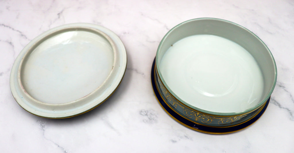 Rare Antoine Barrière Limoges France Porcelain Trinket Box – Pâte-sur-Pâte "L'Archère" Art Deco