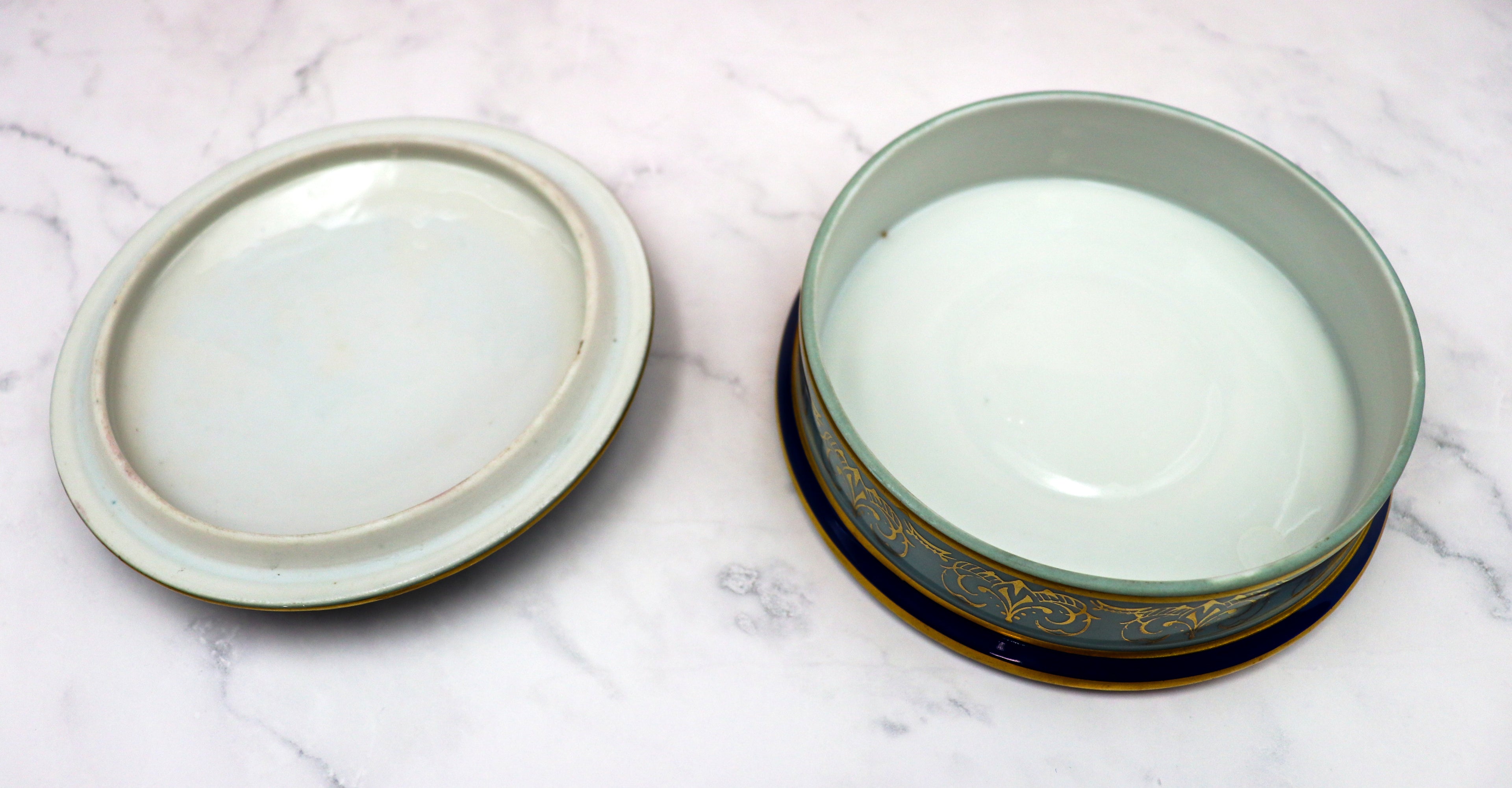 Rare Antoine Barrière Limoges France Porcelain Trinket Box – Pâte-sur-Pâte "L'Archère" Art Deco