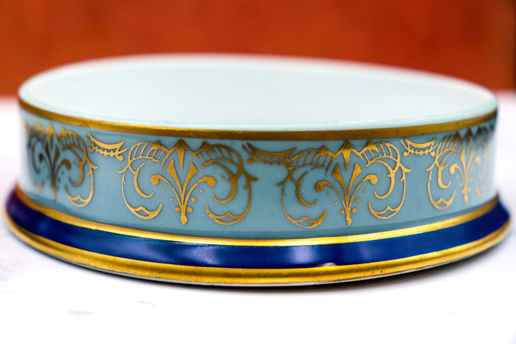 Rare Antoine Barrière Limoges France Porcelain Trinket Box – Pâte-sur-Pâte "L'Archère" Art Deco