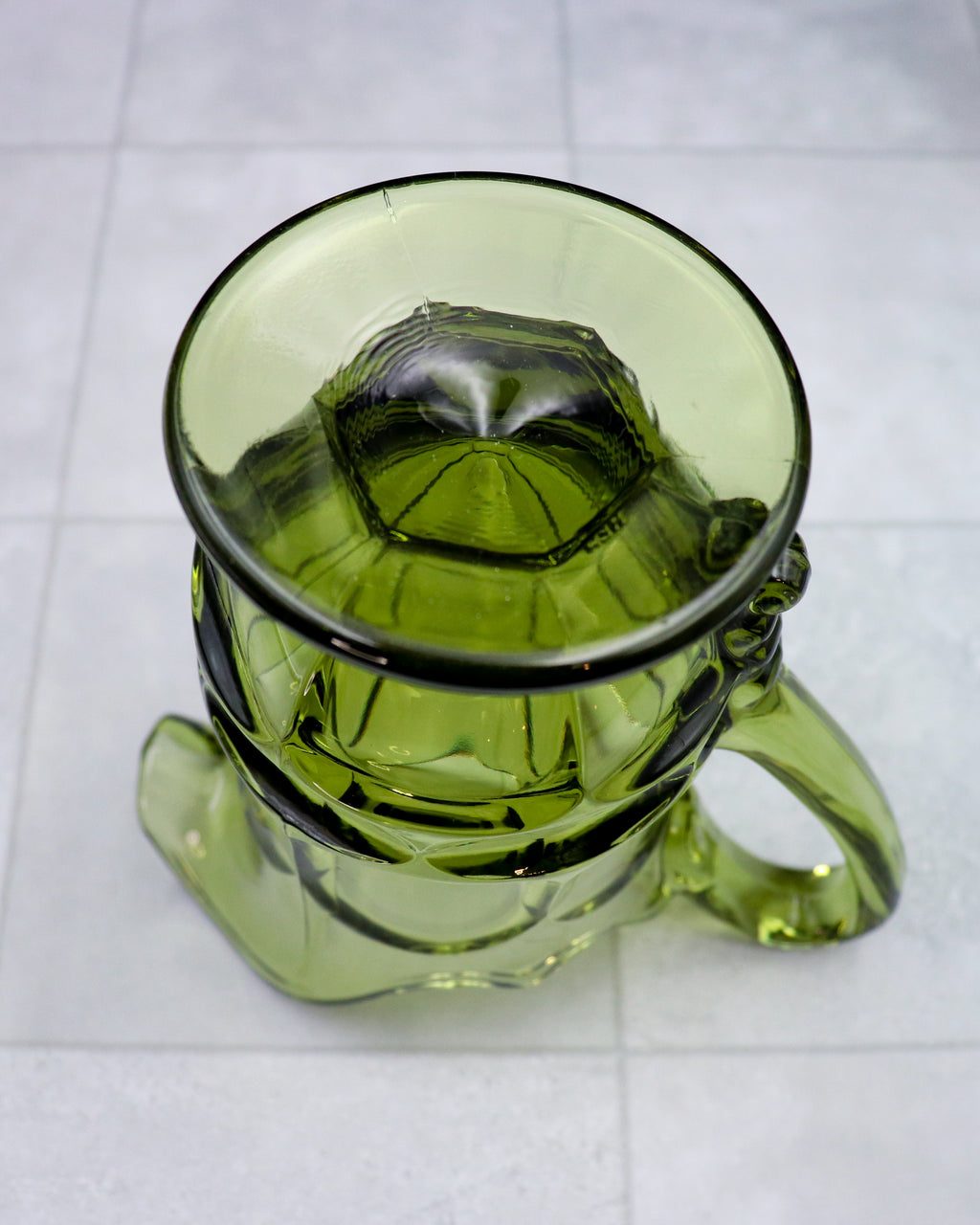 Vintage Fostoria Green Glass Creamer – Henry Ford Museum Exclusive Elegant Glass Pitcher