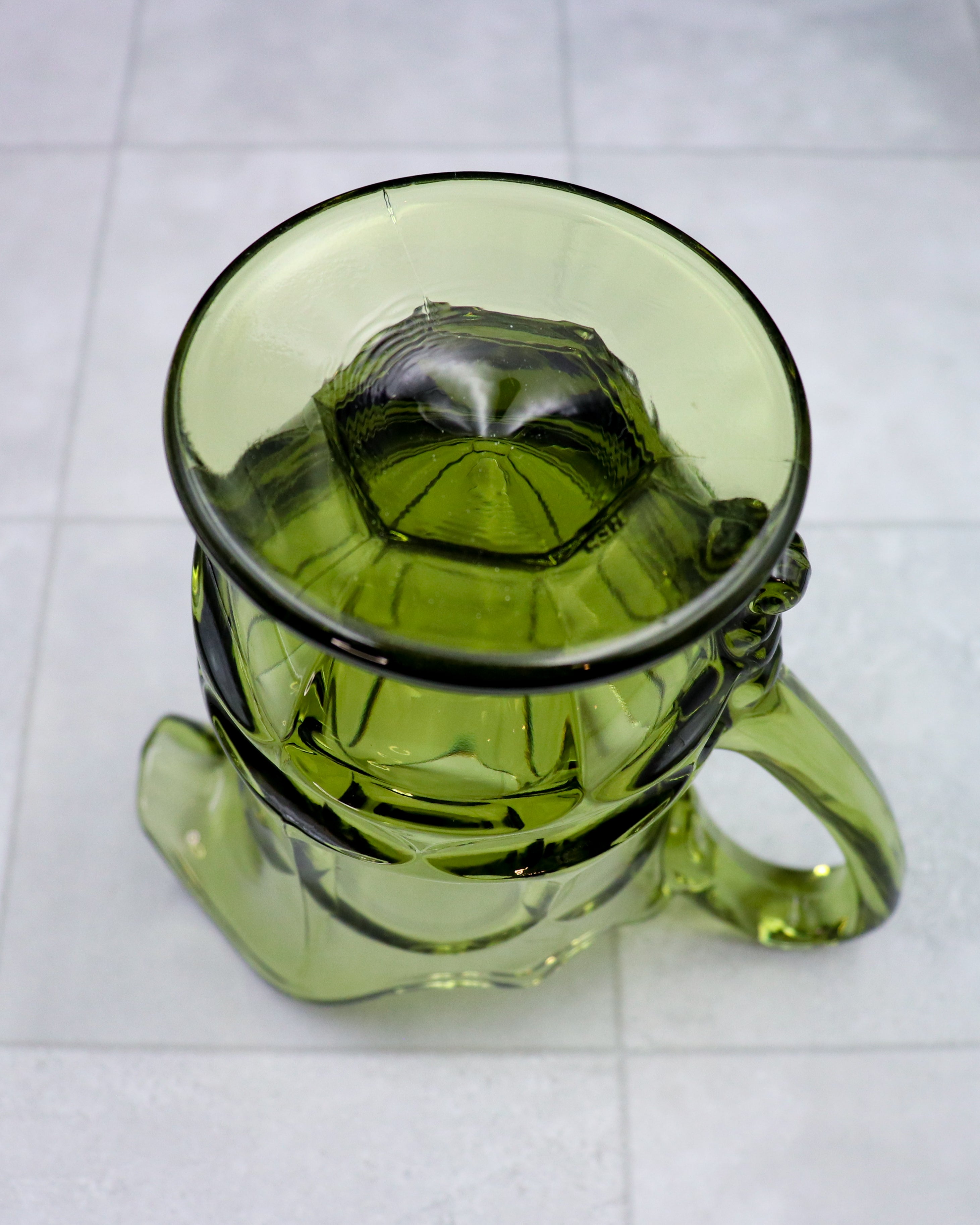 Vintage Fostoria Green Glass Creamer – Henry Ford Museum Exclusive Elegant Glass Pitcher