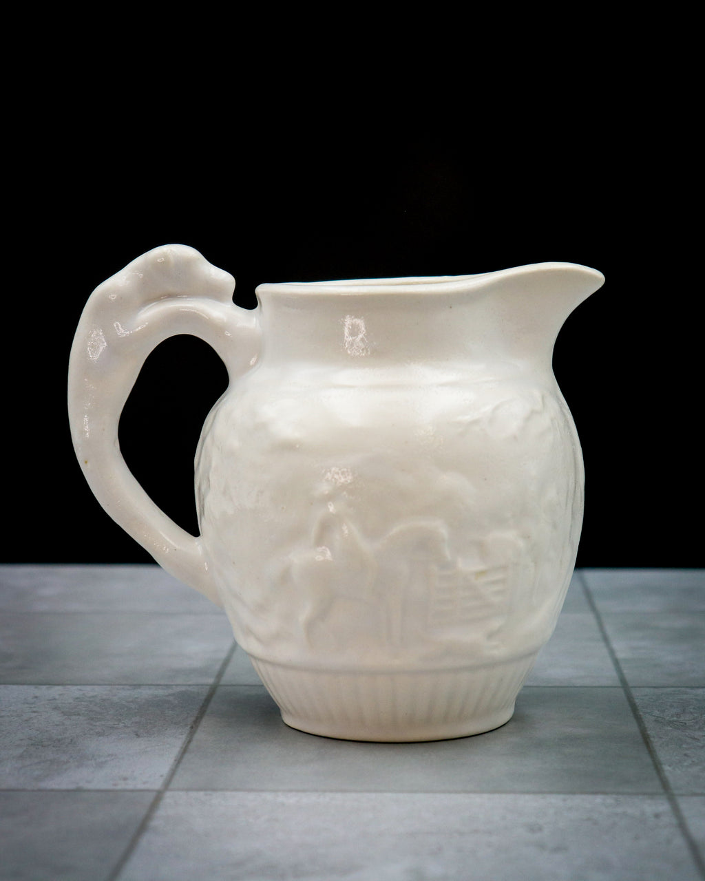 Vintage Wedgwood Barlaston Etruria Hunting Scene Creamer Pitcher Reproduction – Fox Handle England