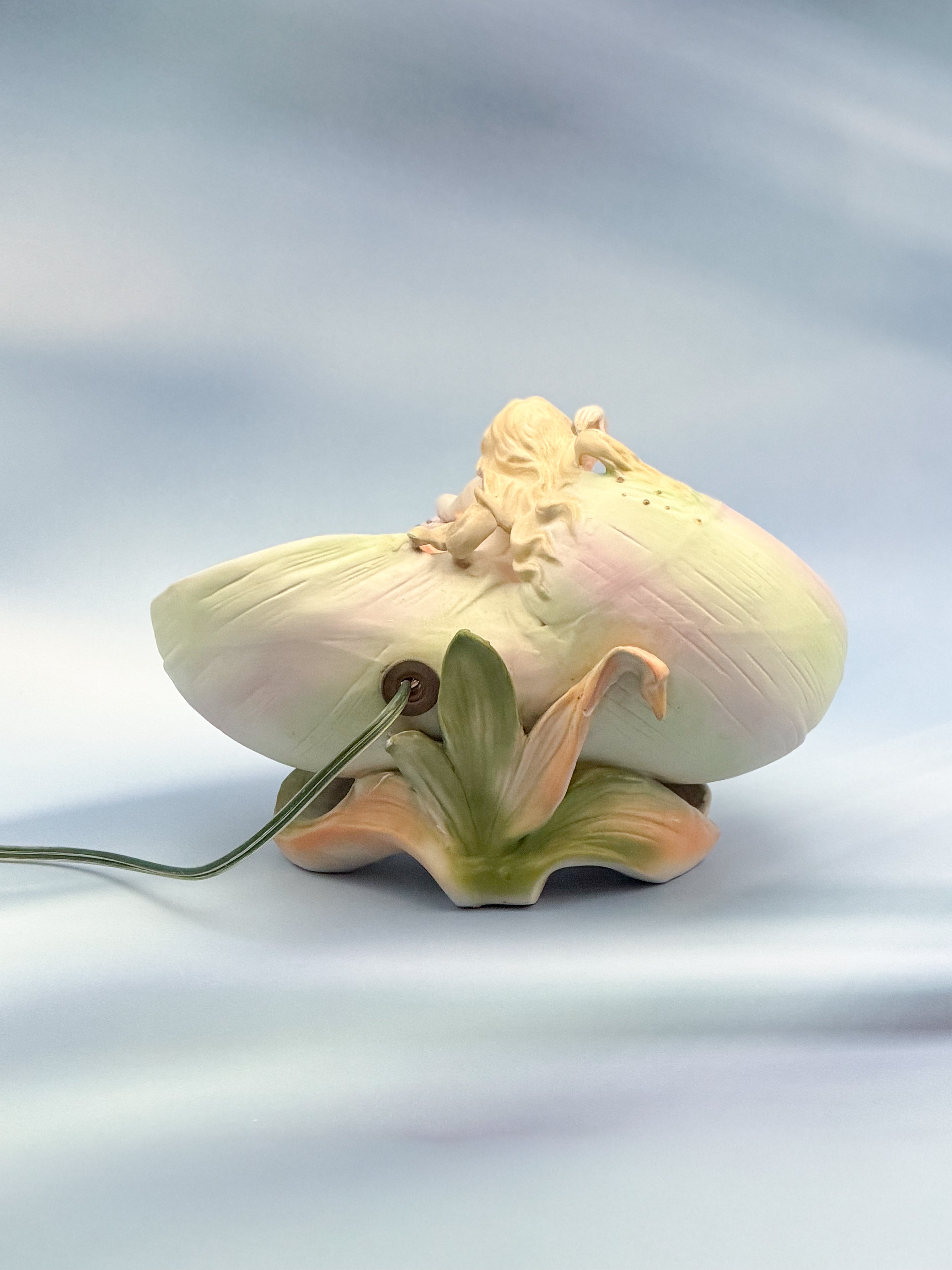 Royal Dux Art Nouveau Mermaid Shell Bowl – Antique Bohemian Porcelain Figural Centerpiece